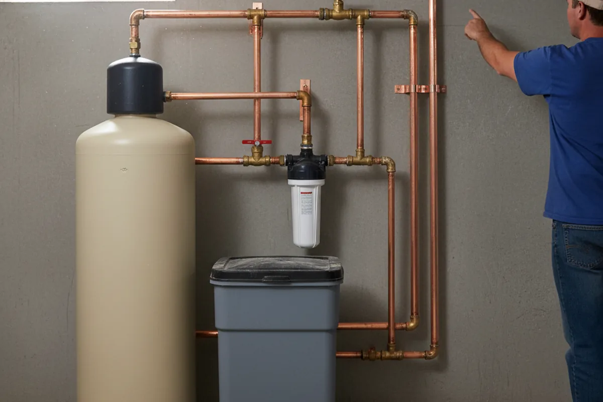 Whole-house water treatment system installed in Chesterville